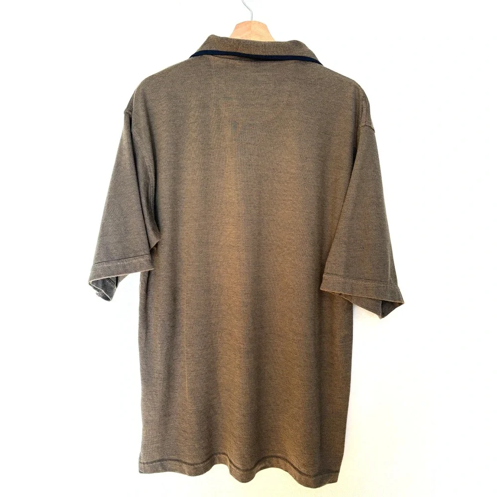 Men's‎ Timber Creek by Wrangler Polo Shirt, Brown & Black, Size Large